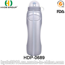 Nueva botella plástica libre del deporte de 1L BPA, botella de agua plástica del deporte del PE (HDP-0689)